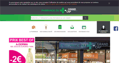 Desktop Screenshot of pharmaciedugrandcap.com